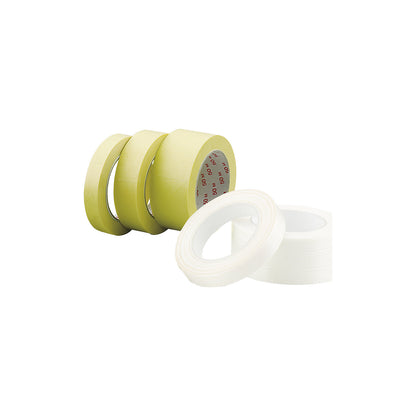 Masking tape, for handheld dispensers, pack of 48 rolls, brown, tape width 19 mm.