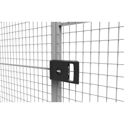 Cylinder lock fitting, for X-Guard hinged door, right, mechanical.