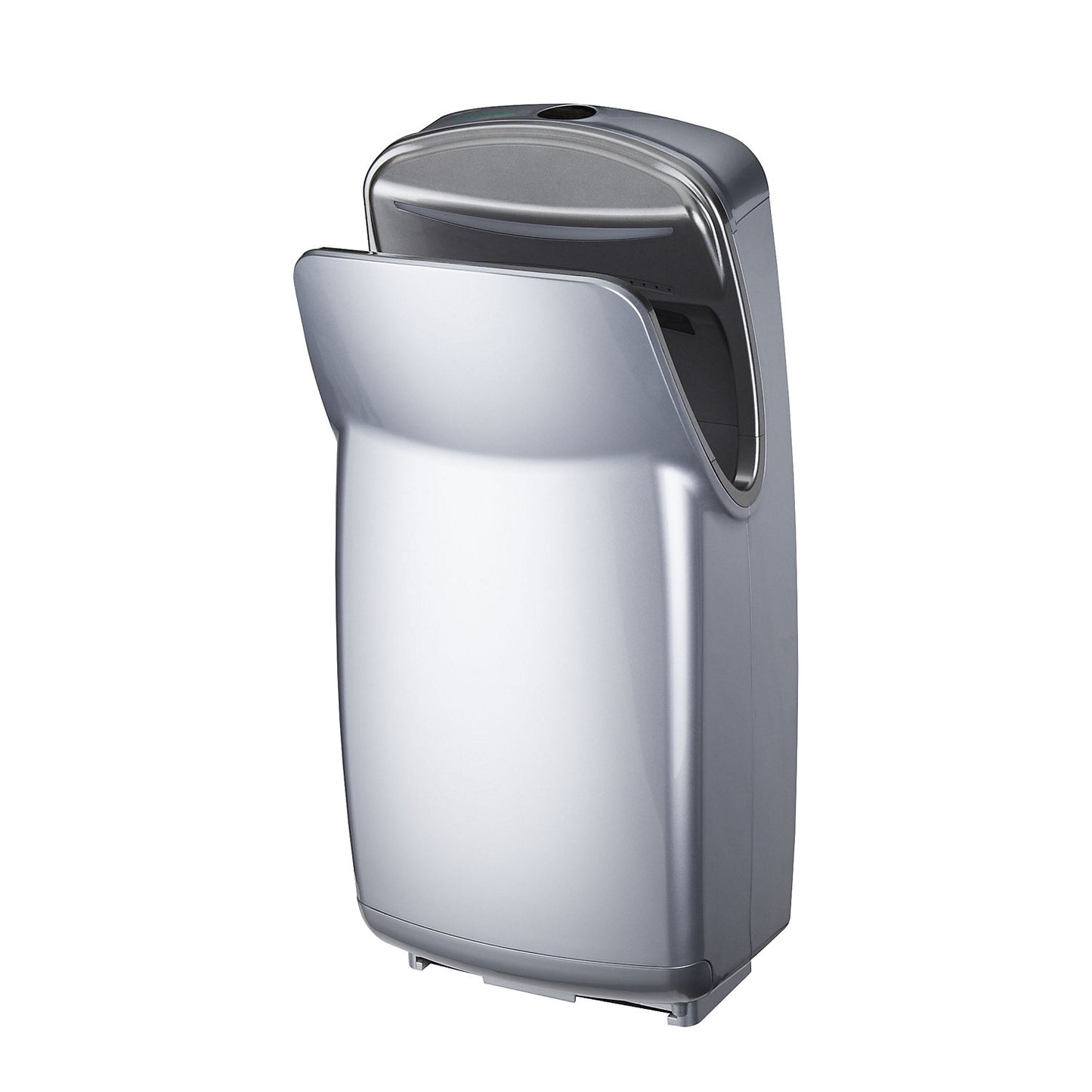 Hand dryer with infrared sensor, with infrared sensor, matt silver.