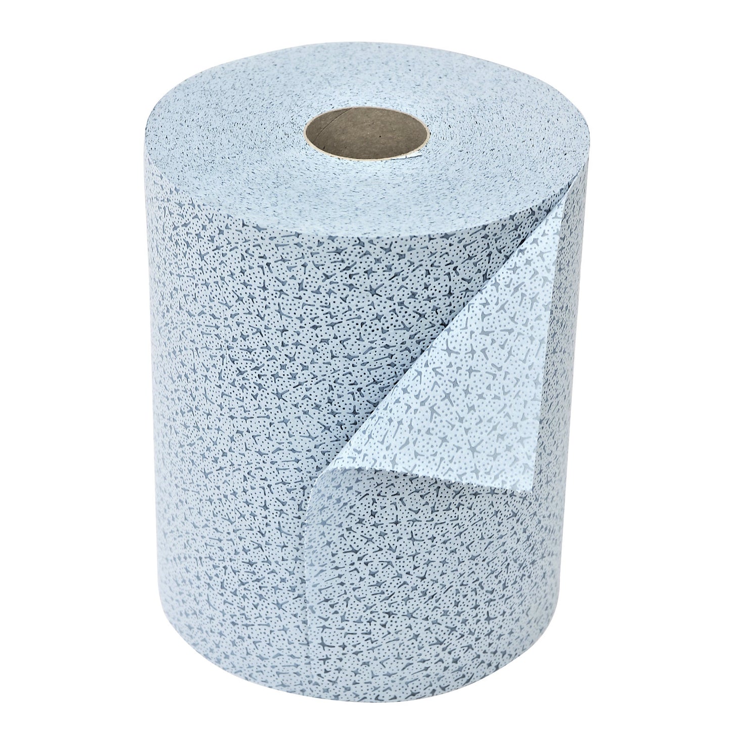 Cleaning cloth roll, WxL 320 mm x 190 m, heavy, blue.