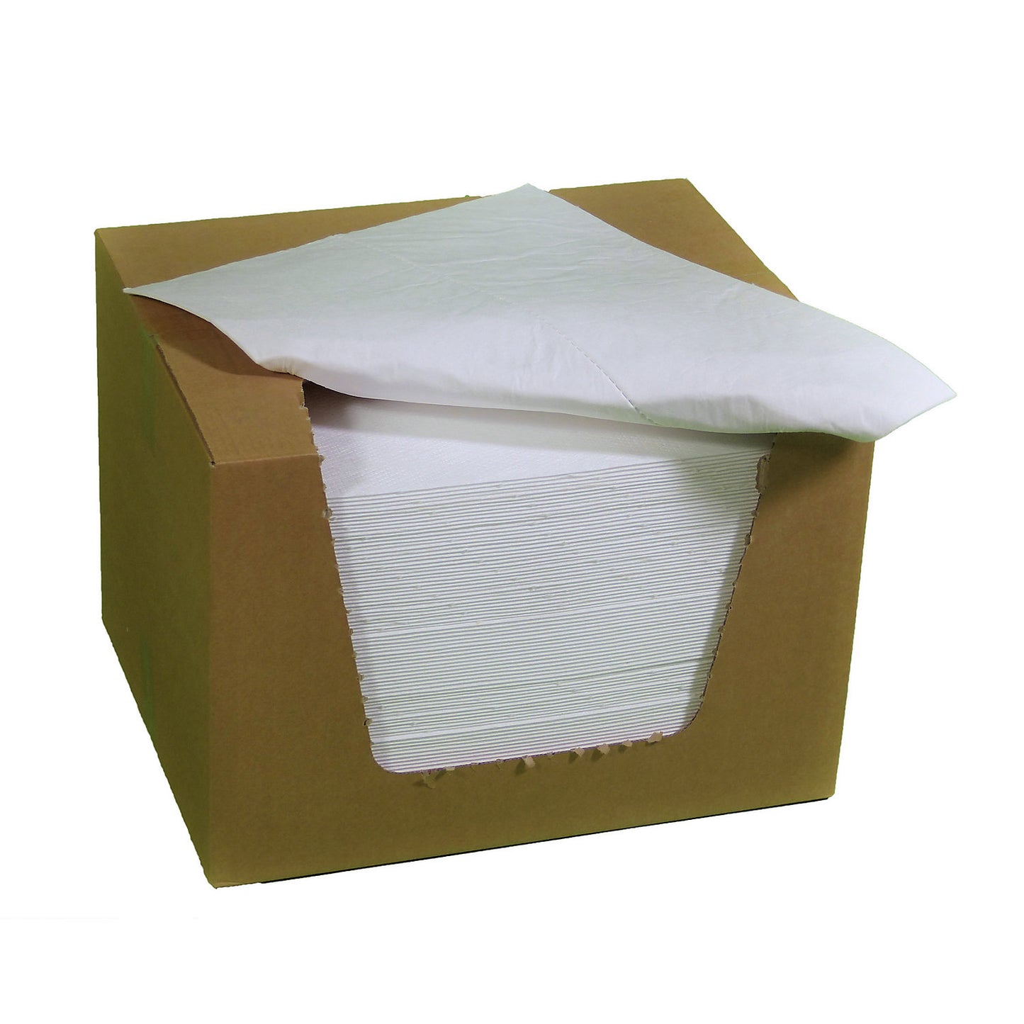 Fleece cloths, two ply, WxL 400 x 500 mm, pack of 100, heavy, perforated in centre.