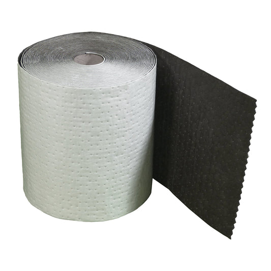 Fleece floor mat roll, oil version, WxL 400 mm x 30 m, pack of 2 rolls.
