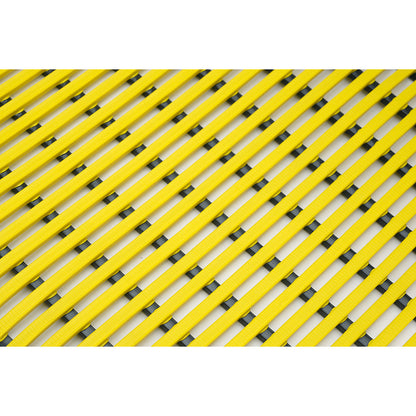 Wet room mat, anti-bacterial, 10 m roll, yellow, width 600 mm.