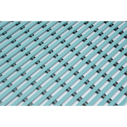 Wet room mat, anti-bacterial, per metre, mint, width 1000 mm.