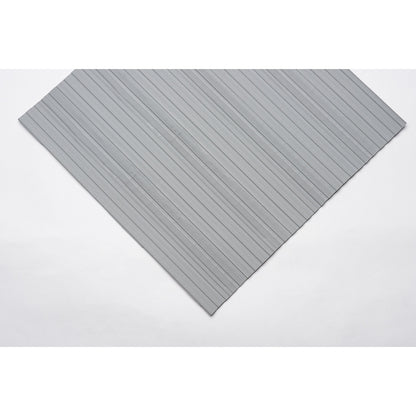 Soft PVC runner, with closed surface, sold by the metre, grey, width 1000 mm.