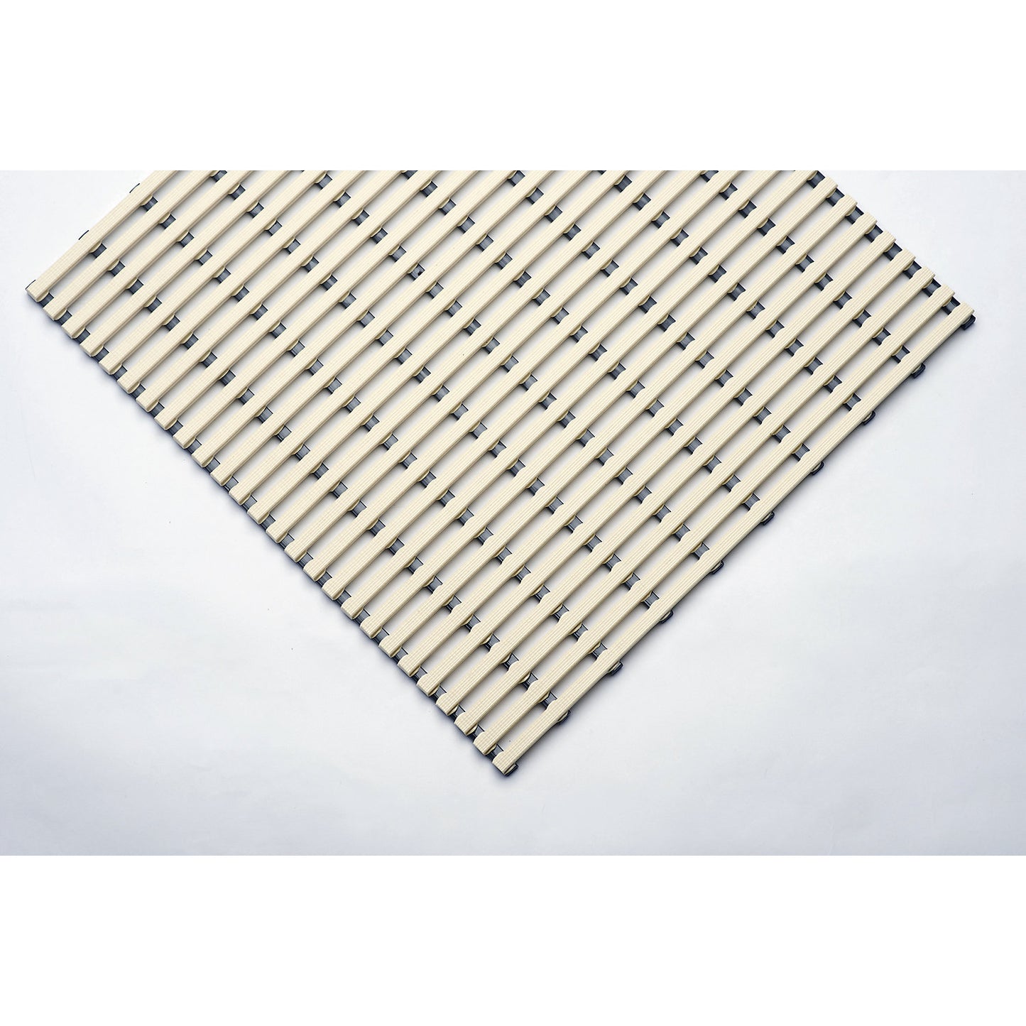 Wet room mat, anti-bacterial, 10 m roll, ivory, width 800 mm.