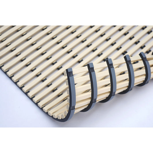 Wet room mat, anti-bacterial, 10 m roll, ivory, width 1000 mm.