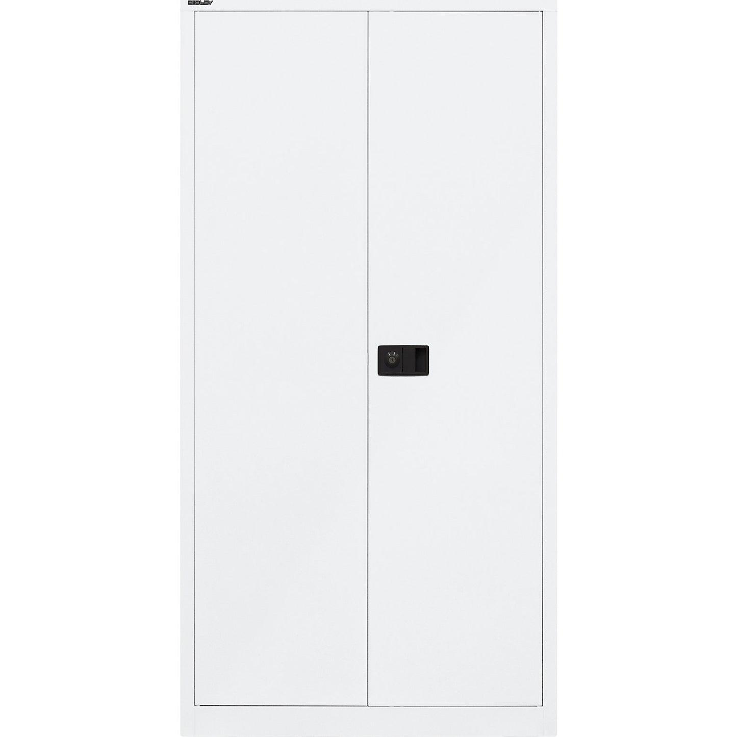 UNIVERSAL double door cupboard, HxWxD 1806 x 914 x 400 mm, 3 shelves, 4 file heights, traffic white.