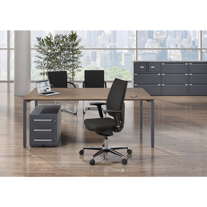 Note™ mobile drawer unit, with 3 universal drawers, HxWxD 495 x 420 x 565 mm, with grip, traffic white.