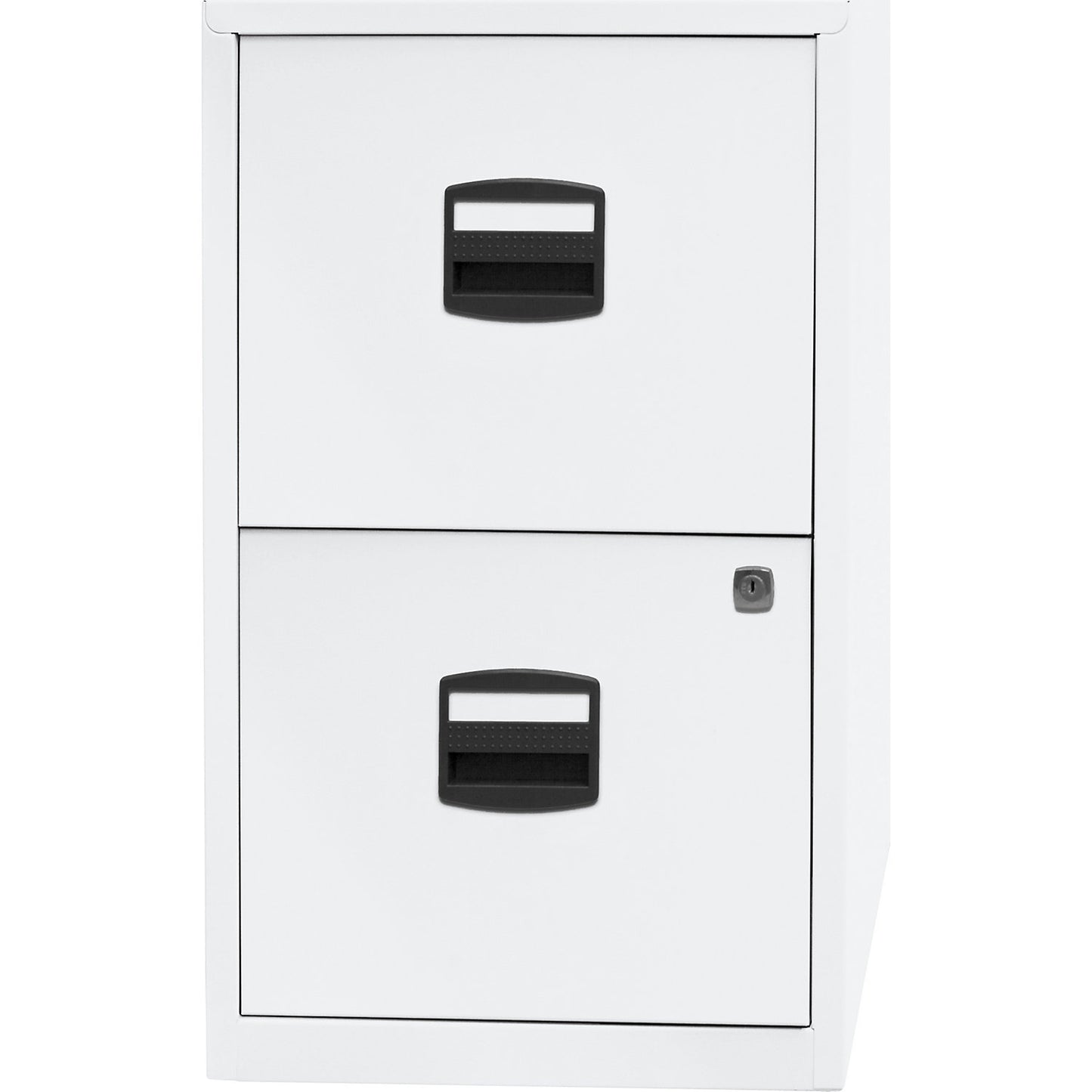 PFA suspension file cabinet, 2 drawers, traffic white.