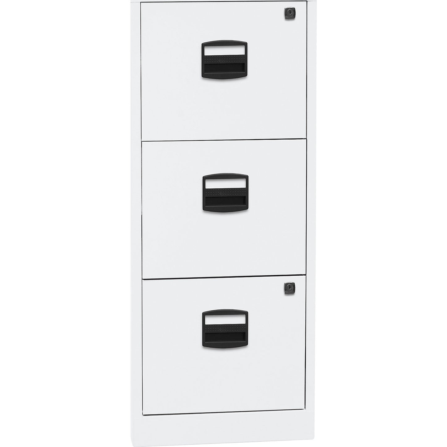 PFA suspension file cabinet, 3 drawers, traffic white.