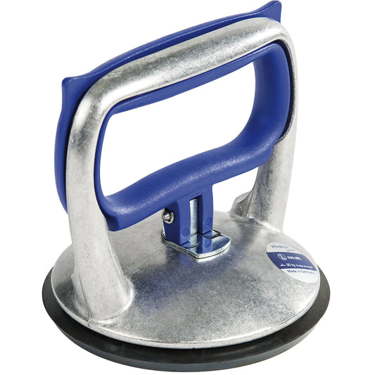 VERIBOR® suction lifter, 1 head aluminium body for single handed use, max. load 30 kg, disk Ø 120 mm.
