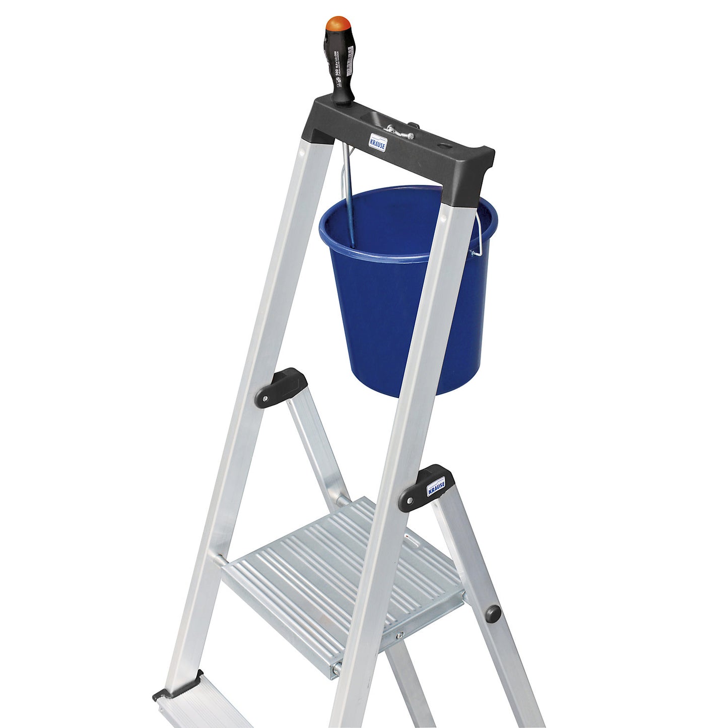 Step ladder, with safety platform, 7 steps.