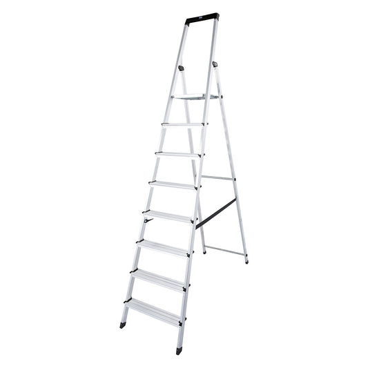 Step ladder, with safety platform, 8 steps.