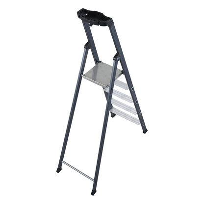 Aluminium step ladder, anodised, 5 steps.