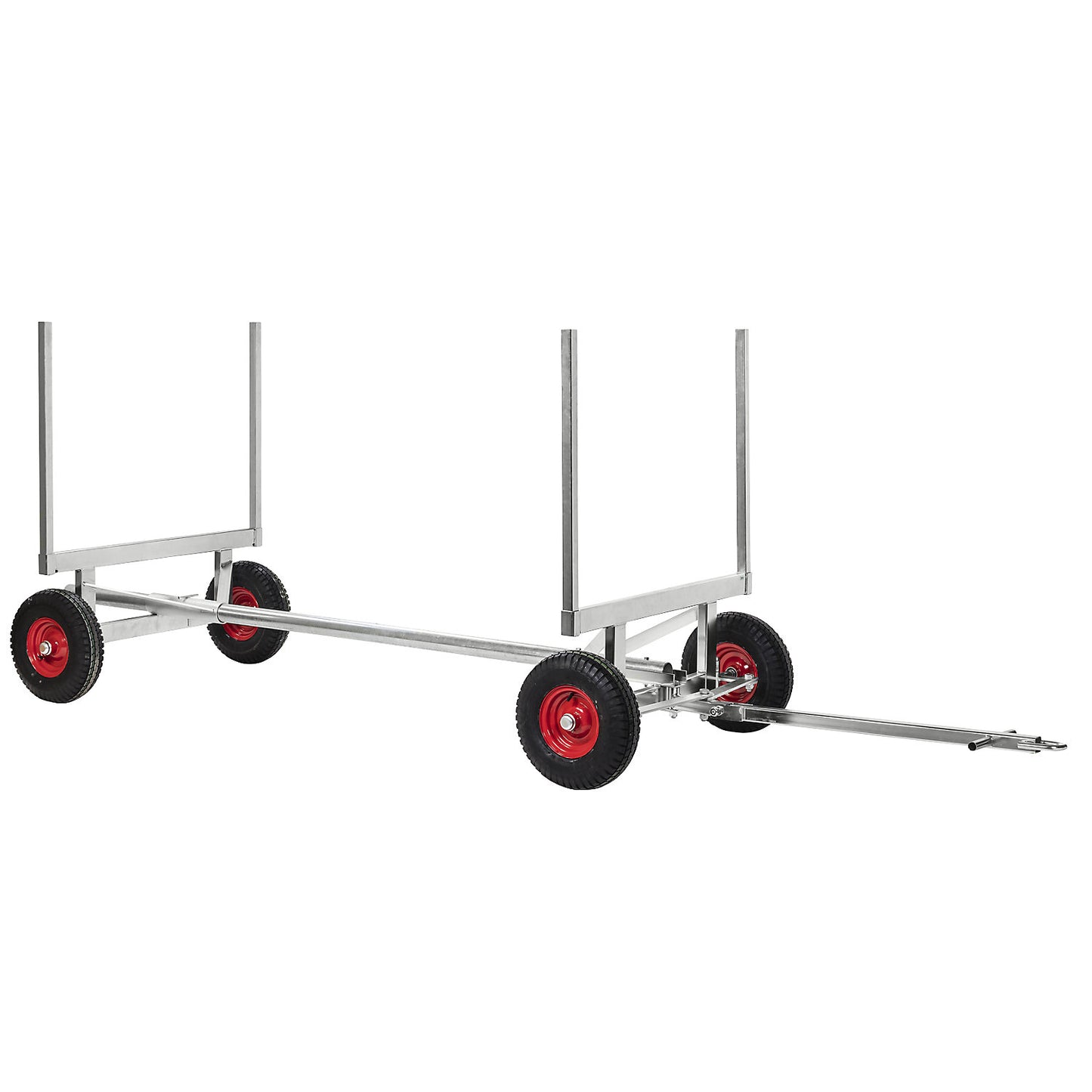 Professional long goods truck, max. load 2.5 t, electrolytically zinc plated.