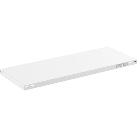 Additional shelf, incl. shelf supports, plastic coated, light grey, WxD 1000 x 500 mm.
