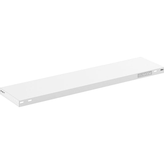 Additional shelf, incl. shelf supports, plastic coated, light grey, WxD 1000 x 300 mm.