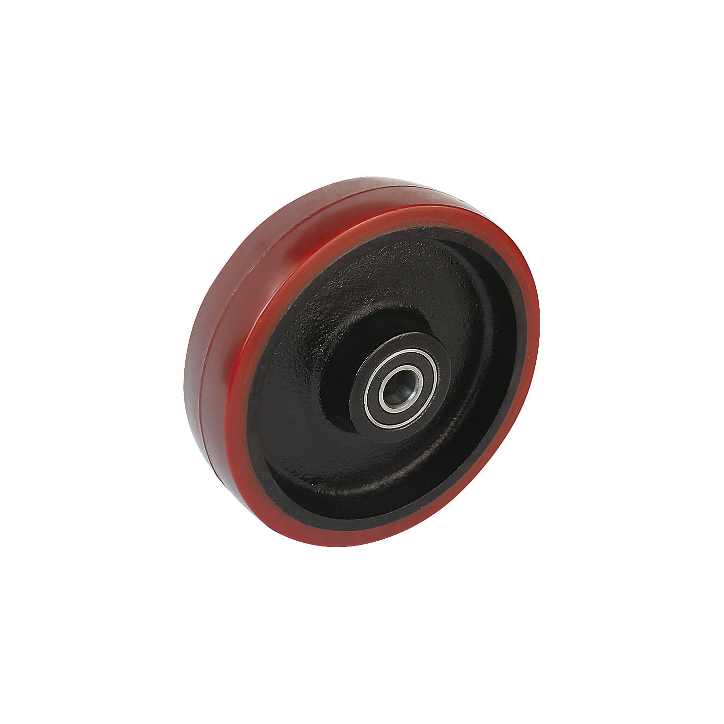 Polyurethane wheel, ball bearings, wheel Ø x width 200 x 50 mm.