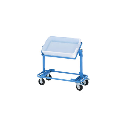 Order picking trolley, with 2 shelves, max. load 150 kg, blue.