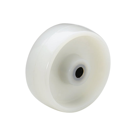 Nylon wheel, shatter proof, plain bearings, wheel Ø x width 100 x 38 mm.