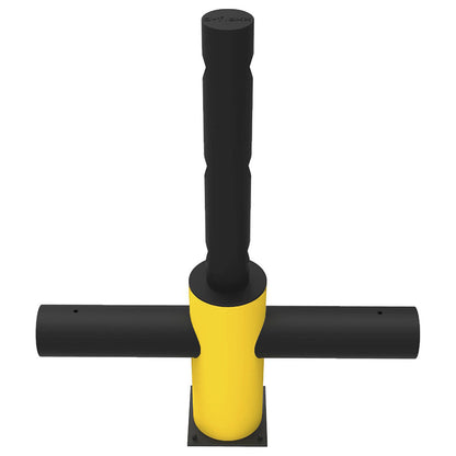 Traffic barrier, Echo, made of flexible plastic, centre posts.