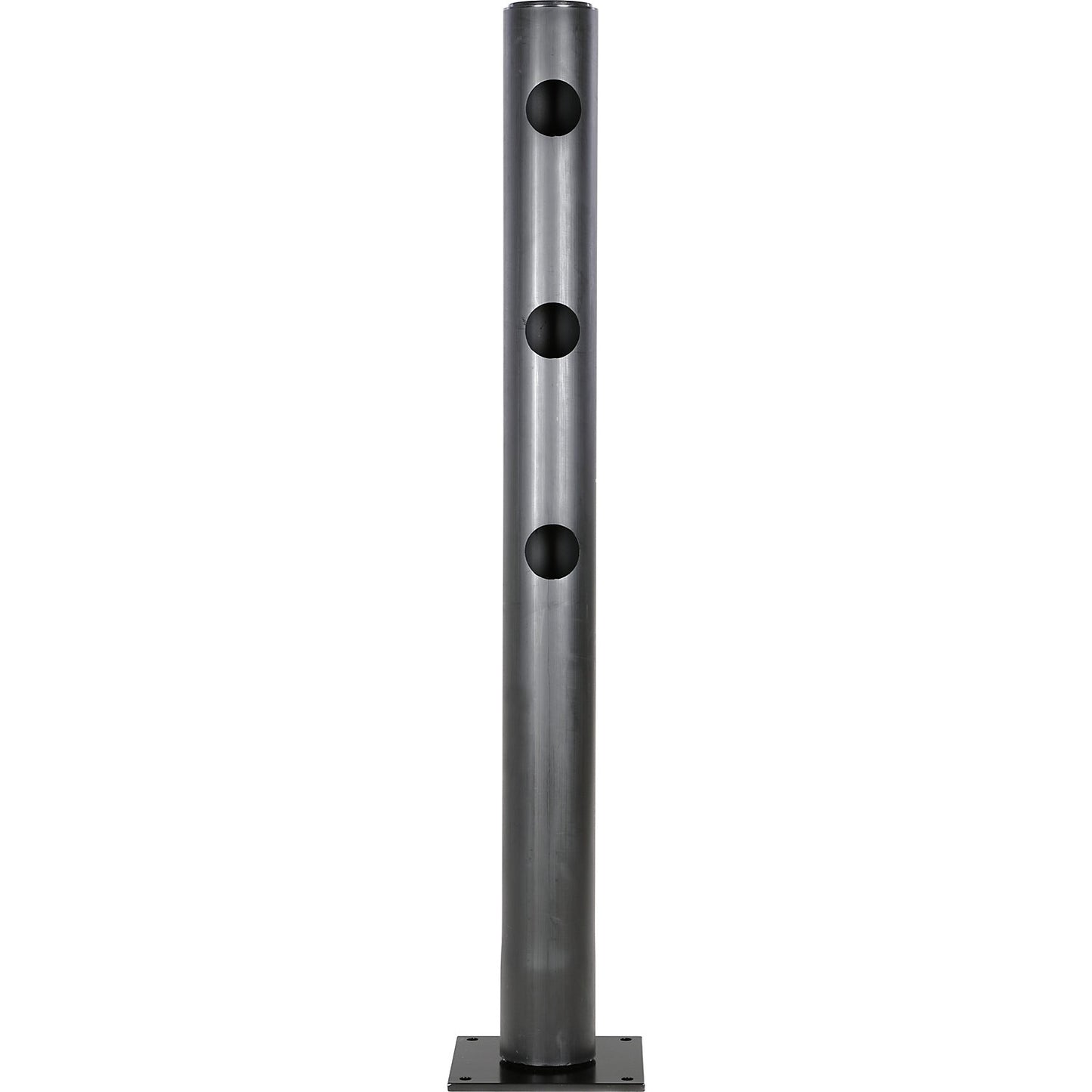 Safety railing, made of flexible plastic, end posts.