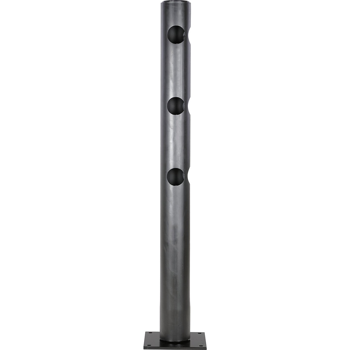 Safety railing, made of flexible plastic, corner posts.