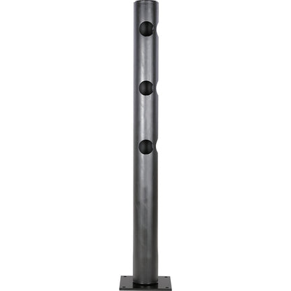 Safety railing, made of flexible plastic, corner posts.