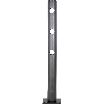 Safety railing, made of flexible plastic, centre posts.
