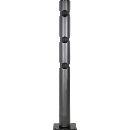 Safety railing, made of flexible plastic, T-posts.