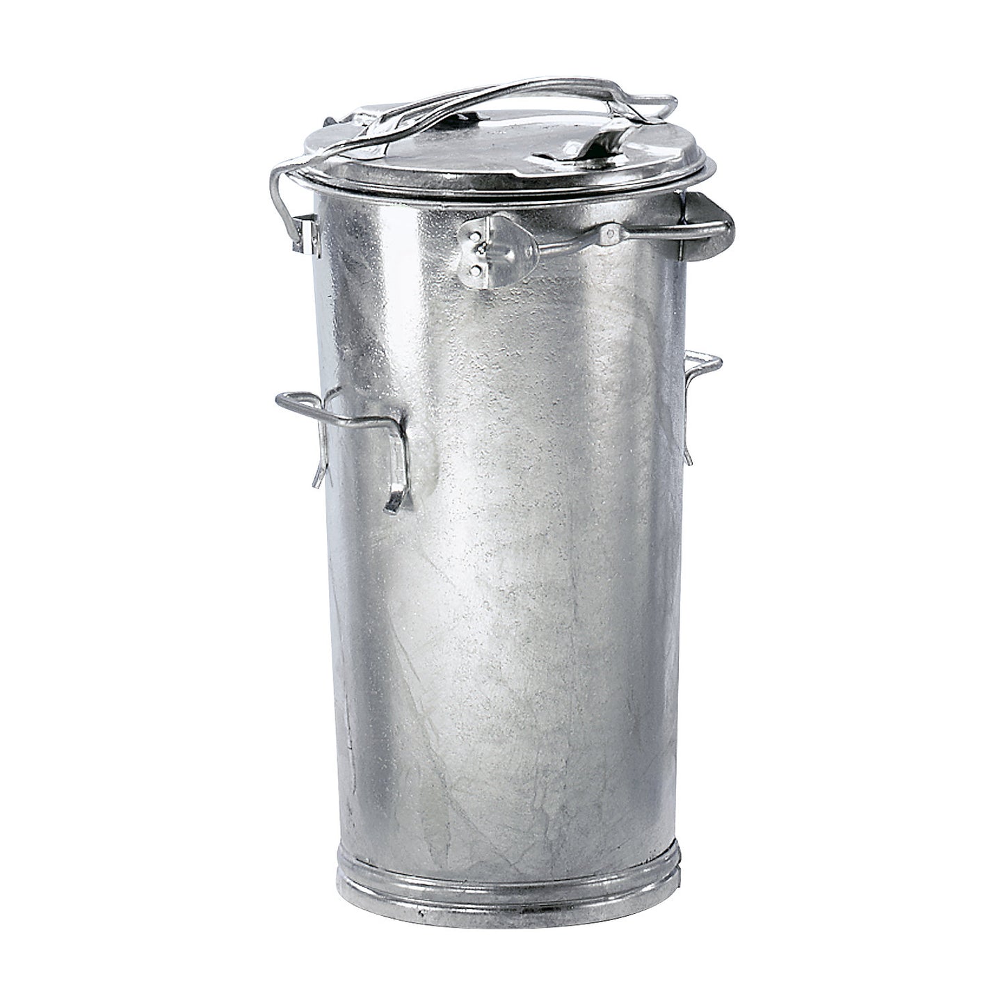 General waste bin, steel, capacity 50 l, HxØ 670 x 330 mm, hot dip galvanised.