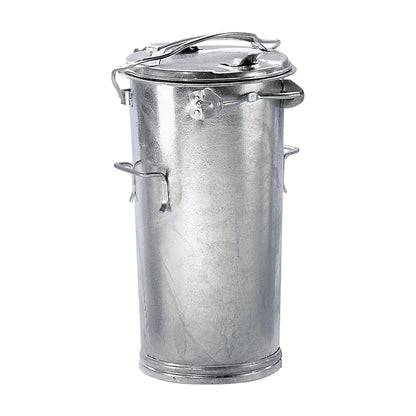 General waste bin, steel, capacity 50 l, HxØ 670 x 330 mm, hot dip galvanised.