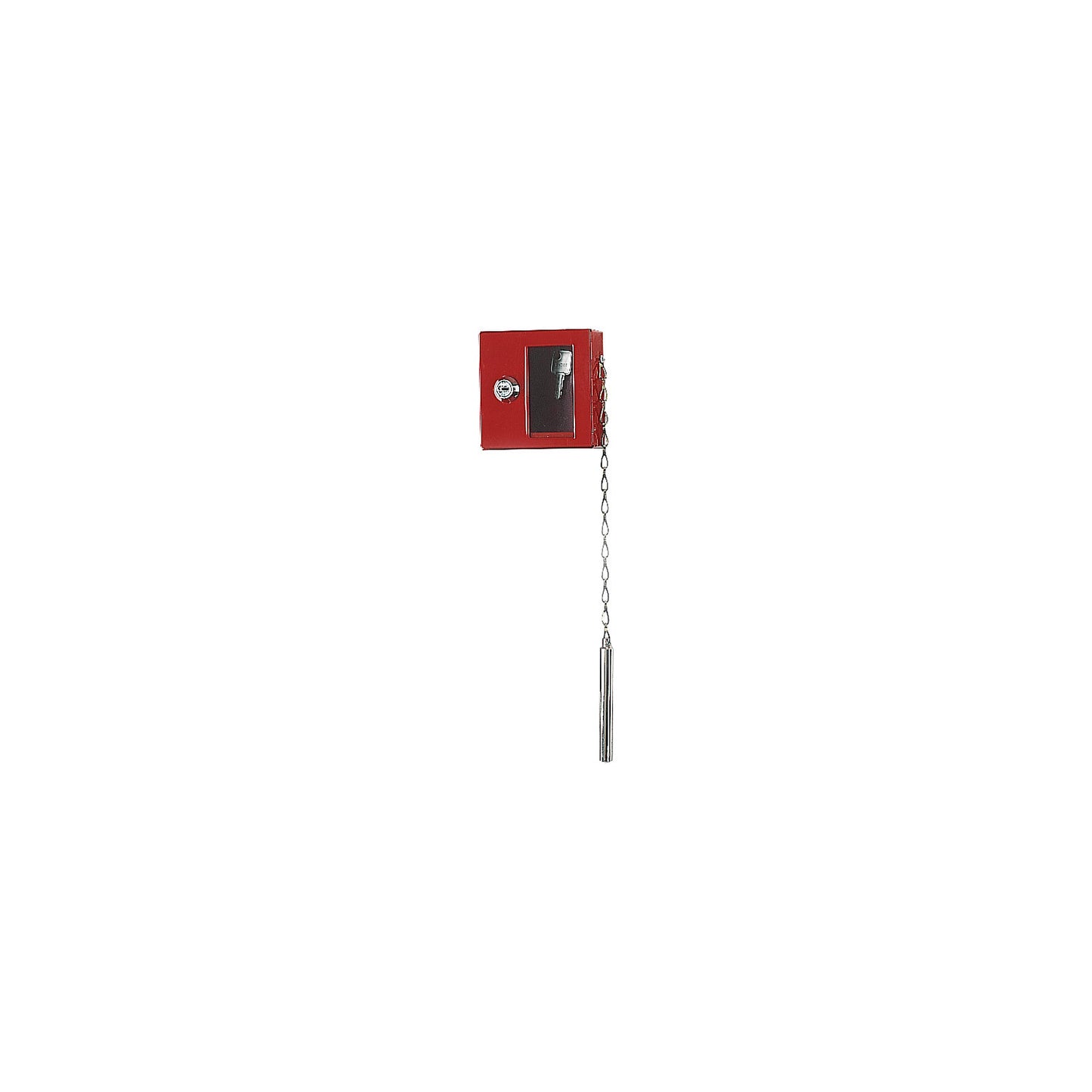 Emergency key box with glass window, with hammer for smashing the glass, HxWxD 150 x 120 x 32 mm, pack of 3.