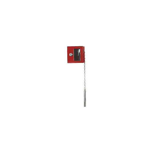 Emergency key box with glass window, with hammer for smashing the glass, HxWxD 150 x 120 x 32 mm, pack of 3.