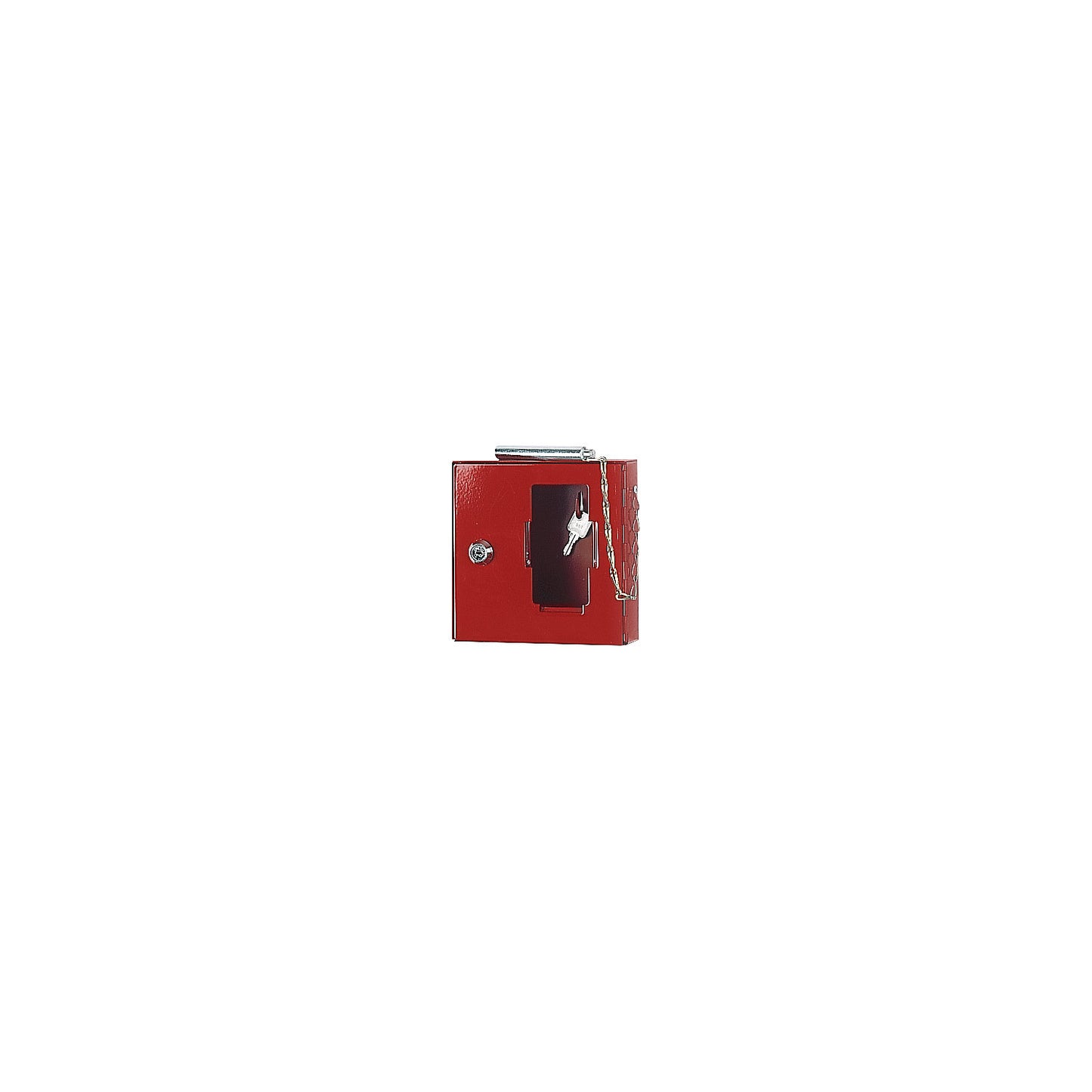 Emergency key box with glass window, with hammer for smashing the glass, HxWxD 200 x 200 x 50 mm, pack of 3.