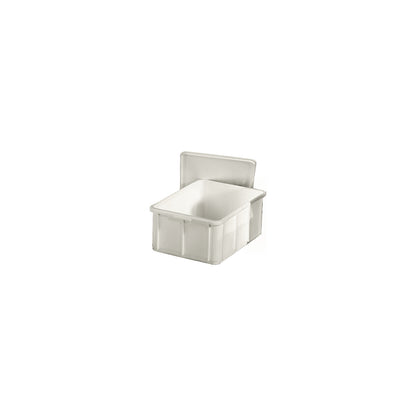 Stacking container made of polypropylene, capacity 40 l, external dimensions LxWxH 600 x 400 x 235 mm, natural.