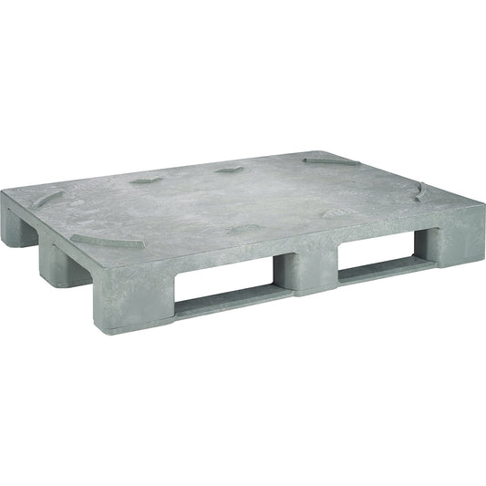 Drum pallet, with 3 runners, 1+ items.