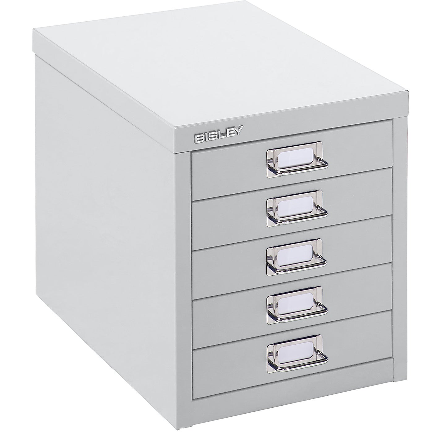 MultiDrawer™ 39 series, A4, 5 drawers, light grey.