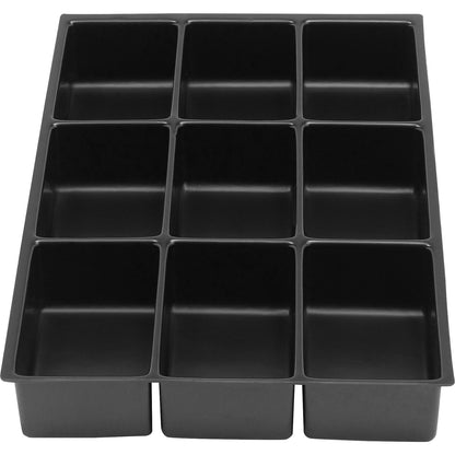 MultiDrawer™ drawer insert, format A4, height 48 mm, 9 compartments.