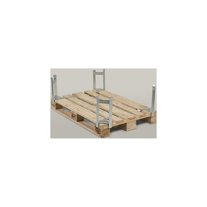 Spacer, pack of 4, for pallet to pallet, 250 mm clearance height.