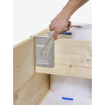 Divider for wooden pallet collars, flexibly positionable, H 187 mm, length 755 mm, pack of 5.