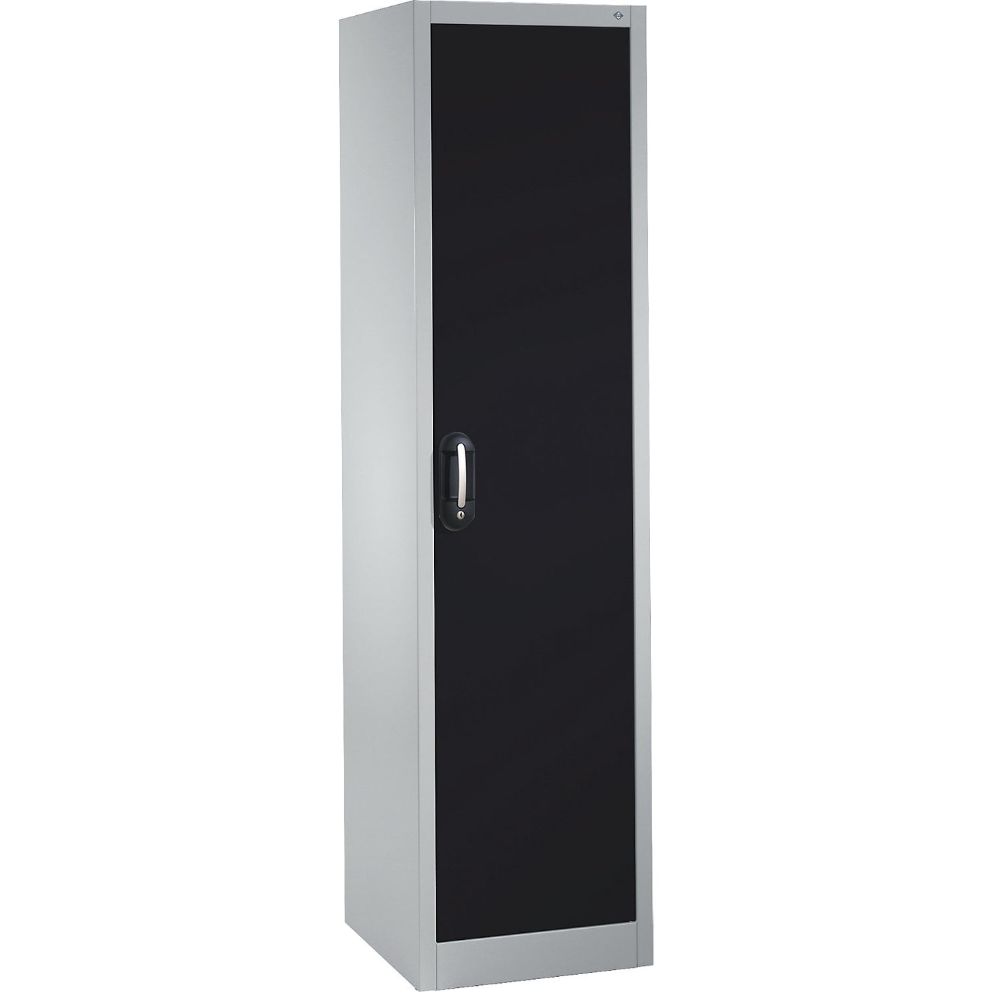 ACURADO universal cupboard, WxD 500 x 500 mm, light grey / black grey.