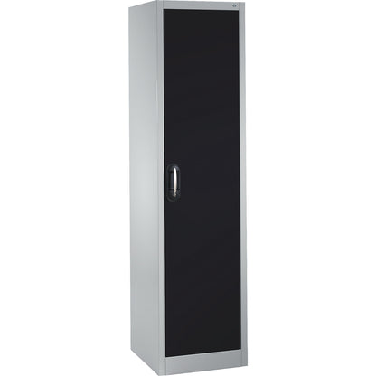 ACURADO universal cupboard, WxD 500 x 500 mm, light grey / black grey.