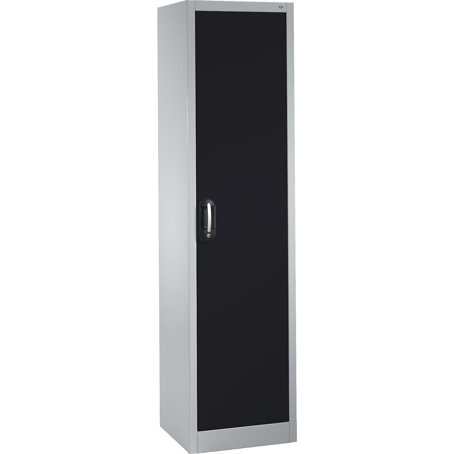 ACURADO universal cupboard, WxD 500 x 400 mm, light grey / black grey.