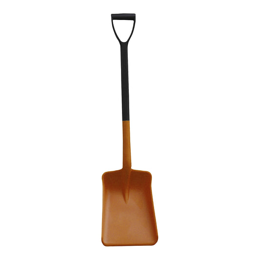 Universal shovel made of PP, orange, overall length 1050 mm.