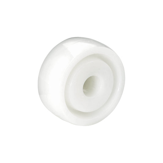 Nylon wheel, plain bearings, wheel Ø x width 75 x 23 mm, max. load 200 kg.