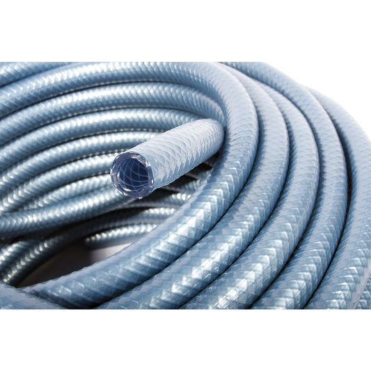 Compressed air hose made of PVC, length 25 m, up to 14 bar, Ø 9 mm.
