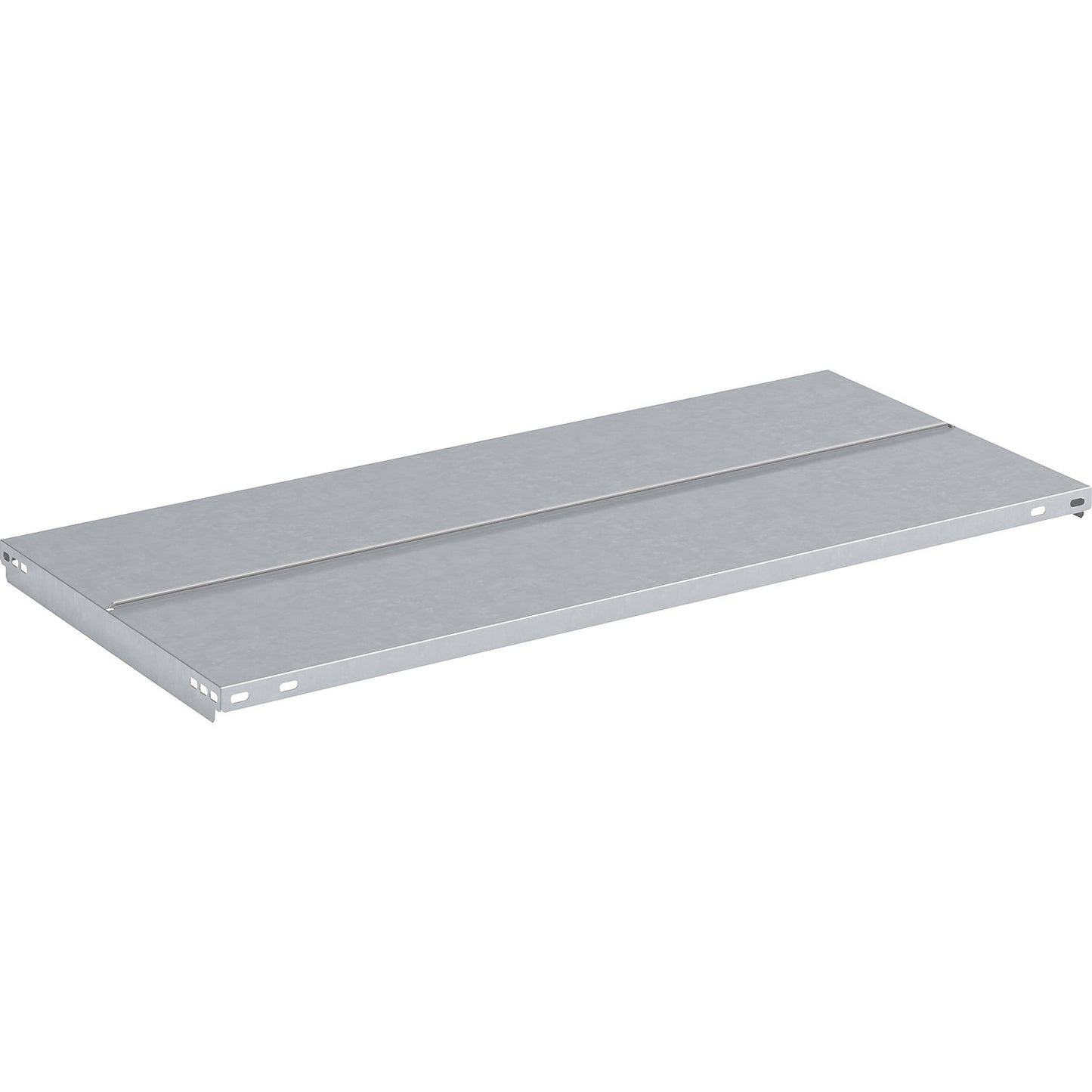 Shelf with supports, zinc plated, WxD 1000 x 600 mm.