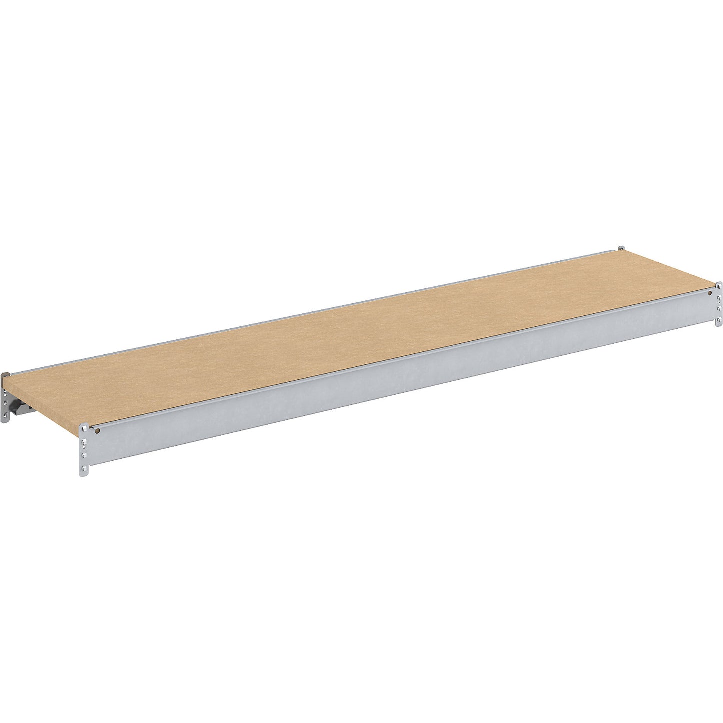 Additional shelf level, with supports and chipboard panels, WxD 1500 x 400 mm.